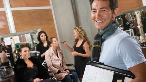 A theatrical stage manager with ADHD works with actors and explains why he loves his job in the arts.