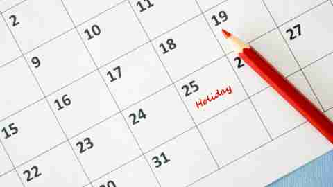 A calendar that a person with ADHD is using to track weight loss goals.
